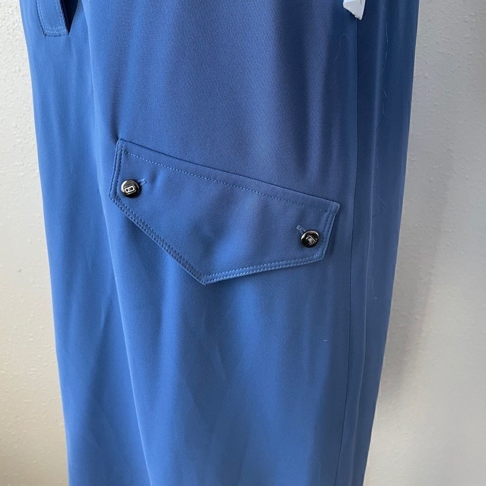 NWT Liz Claiborne Blue Dress Size 10 - Picture 5 of 9